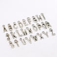thumbnail image 5 of 50pcs Alfabeto inglés I Colgante Dijes de aleación Accesorios para hacer joyas de bricolaje para collar Pulsera (Plata antigua), 5 of 5