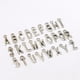 thumbnail image 5 of 50pcs alfabeto inglés N colgante encantos de aleación accesorios de fabricación de joyas de bricolaje para collar pulsera (plata antigua), 5 of 5