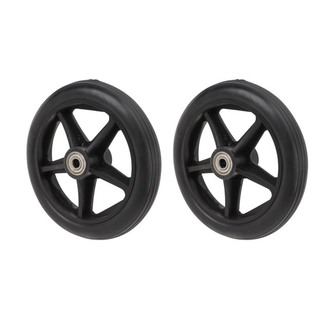 Neumático Con Ruedas Sólidas Para Silla De Ruedas Eléctrica, Reemplazo De Rueda De Neumático Sólido Delantero Para Silla De Ruedas De Alta Sensibilidad PU De 6 Pulgadas Para