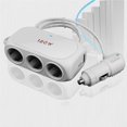 thumbnail image 4 of Adaptador De Encendedor De Cigarrillos De 120W Cc 12/24V Con Usb Dual 2.1A/1A 3 Puertos De Encendedor De Cigarrillos Cargador De Coche Divisor De Energía Para Automóvil Camión Advancent VI009251-02, 4 of 7