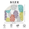 thumbnail image 4 of Yellow Floral and Petal Pattern Dish Drying Mat for Kitchen 1 Pack, Ultra Absorbent Microfiber Dishes Drainer Mats,16"x18", 4 of 6