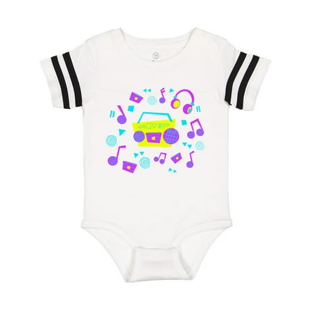 

Inktastic 80s Boom Box music Gift Baby Boy or Baby Girl Bodysuit