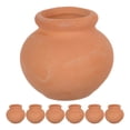 thumbnail image 1 of 7pcs Handcrafted Flower Pots Clay Mini Flower Pots Mini Terracotta Succulent Pot Miniature Plant Nursery Pot Decoration, 1 of 8