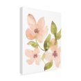 thumbnail image 2 of Canvas Wall Art - Jennifer Goldberger 'Soft Coral Blooms II' Wall Art for Living Room, Bedroom, or Office Décor by Trademark Fine Art - 24 x 32 Inches, 2 of 4