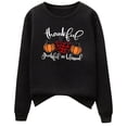 thumbnail image 3 of Patlollav Clearance Tops for Womens Thanksgiving Casual Long Sleeve O-Neck Print Ladies Sweatshirts, 3 of 6
