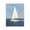 Deep Blue Sail at Sea, variant on Stupell Industries Tropical Coastal Lighthouse in Pastels Canvas Art, 16 x 20, by Creative Studio