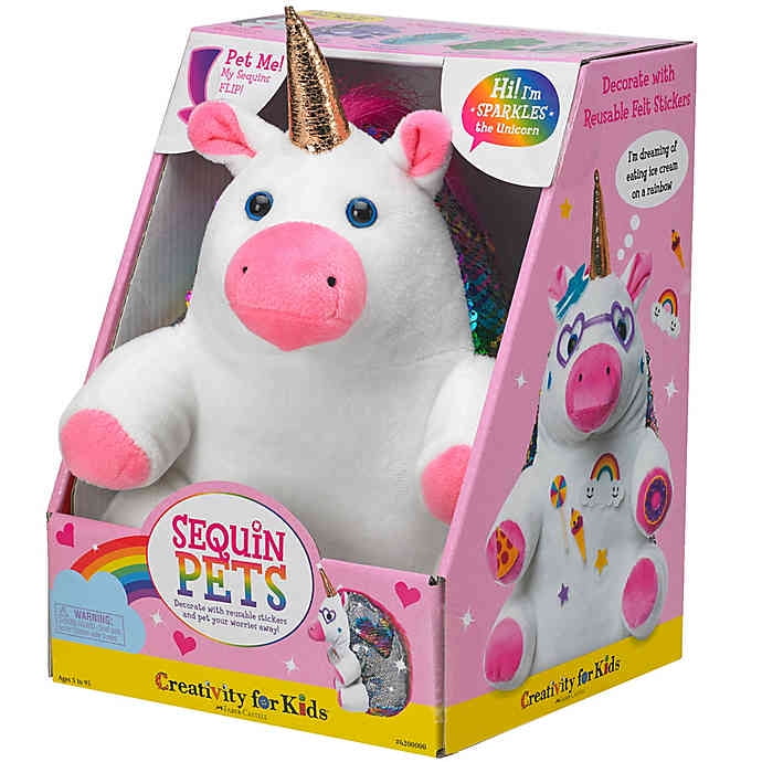 sequin pets sparkles the unicorn