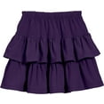 thumbnail image 3 of Made in USA Girls Soft Cotton Jersey Tiered Skirt, 3 of 8