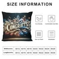 thumbnail image 5 of Class Throw Pillow Cover, uation Cushion Case Decoration for Sofa Couch, 5 of 5