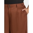 thumbnail image 2 of Terra & Sky Women's Plus Size Wide Leg Work Pants, 30" Inseam, Sizes 0X-5X, 2 of 4
