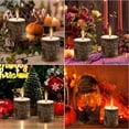 thumbnail image 4 of 2 portavelas de madera, hecho a mano de madera de pino natural, portavelas de madera para velas de té, para decoración de mesa y hogar, día de San Valentín, Navidad, boda, 4 of 5