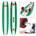 thumbnail image 1 of Hamboards Classic Handcrafted Longboard Skateboard for Landsurfing & Land Paddling - Laminated Birch/Super Hard Bamboo, 1 of 7