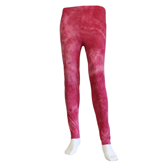 Tie Dye Print Leggings Exercise Yoga Size Large Pink