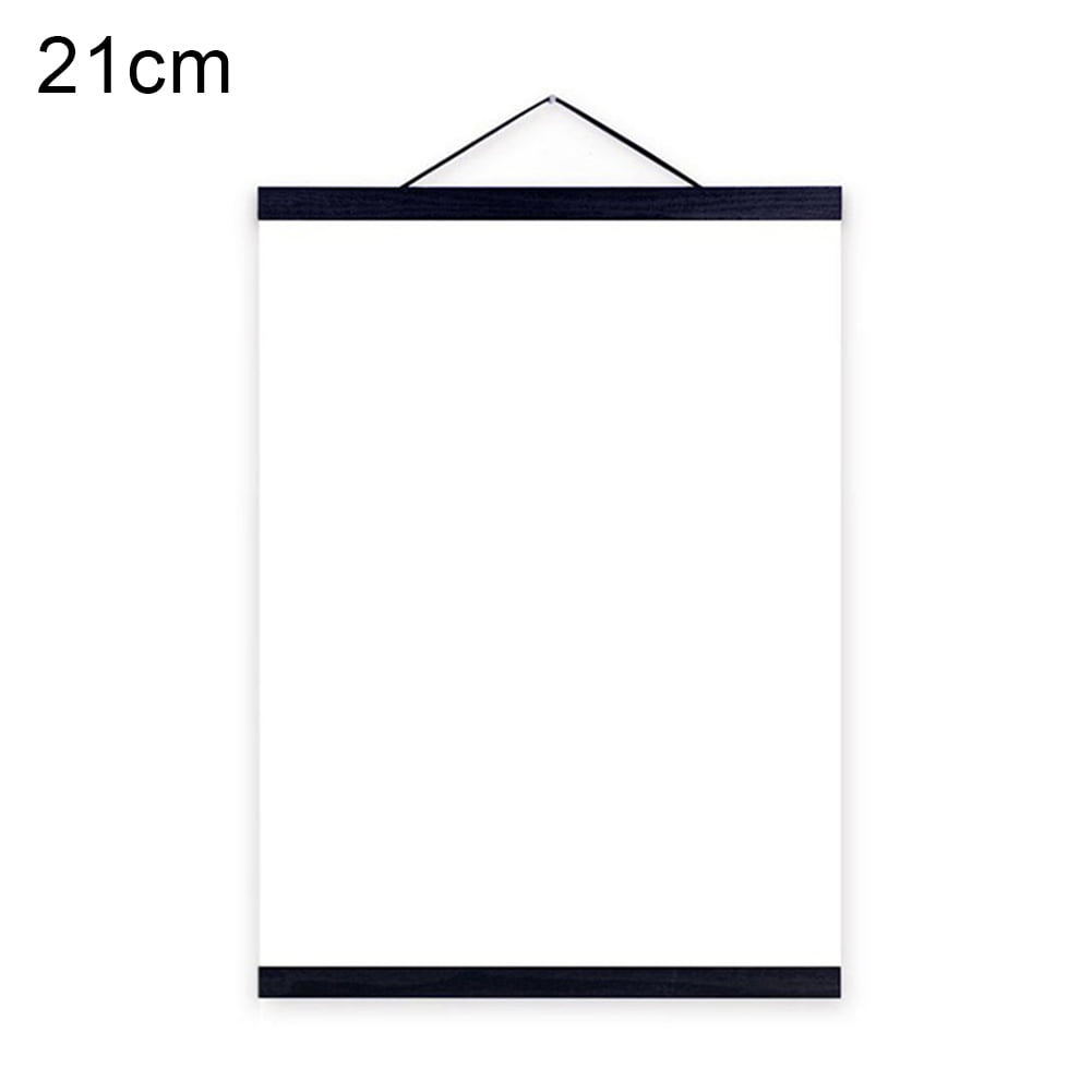 SET OF 3 HANGING POSTER HOLDER SLEEVES A1 23.4" x 33.1" WITH FIXING ACCESSORIES 