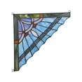 thumbnail image 3 of RADIANCE Goods Mission Tiffany-Glass Window Panel 10" Wide, 3 of 5