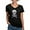 Black, variant on CafePress - Silver Glitter Skull & Crossbones Women's V Neck T Shirt - Women's V-Neck Dark T-Shirt