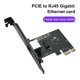thumbnail image 4 of Bsvklp Tarjeta Red Gigabit Ethernet PCI Express Adaptador Red PCIe 10M/100M/1000Mbps, 4 of 9