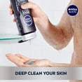 thumbnail image 2 of Gel de baño Nivea Men Deep Clean Rock Salts, 500 ml, paquete de 3, 2 of 8