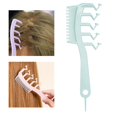 thumbnail image 4 of Peine de dientes anchos Peine para peinar el cabello Peine para desenredar el cabello para salón Verde Zulema Peine de peluquería, 4 of 8