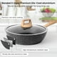 thumbnail image 4 of Juego de utensilios de cocina SODAY, granito negro, antiadherente, inducción, 12 unidades, 4 of 7