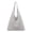 Grey, variant on Knitted Shoulder Tote Bag for Women Large Crochet Beach Bag Handbags Portable Retro Hollow Shoulder Vest Bag for Summer Vacation Travel Beachy White