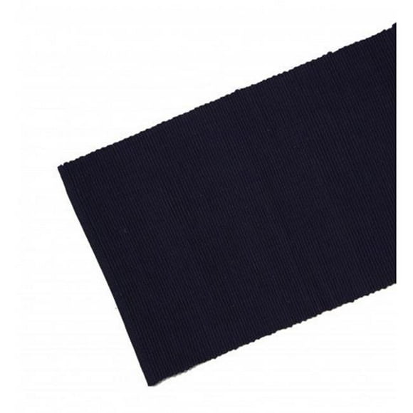 Mr. MJs Trading AG-07307-13x72 13 x 72 in. Ribbed Table Runner&#44; Black