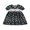 Black, variant on Toddler Baby Girl Halloween Outfit Pumpkin Embroidery Short Sleeve Doll Collar Floral Princess Dress 2 3 4 5 Years Kids A-Line Dresses