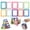 Mix-colors,10pcs, variant on 10 Pack Magnetic Picture Frames for Refrigerator, Colorful Mini Table Photo Frame Holder for Fridge School Office, Random Colors, 2x3 inch
