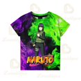 thumbnail image 1 of Anime Naruto Round Neck T-shirt Uzumaki Naruto 3D Digital Printing Men's Clothing Cartoon Printed Summer Tee for Adult KidKids 120(4-5T) Gao Jinjia LED, 1 of 2