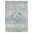 thumbnail image 2 of Rugsotic Carpets Machine Woven Crossweave Area Rugs - 5'X7'10'', Rectangle,Blue,Classic Oriental Traditional , Low Pile Machine Made Area Rugs For Living Room, Bed Room (M00061), 2 of 5