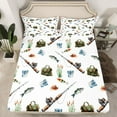 thumbnail image 2 of Manfei Pike Fish Full Size Sheets,Outdoor Fishing Hook Bed Sheets,Rustic Farmhouse Cabin Sheet Sets For Boys Teens,Microfiber Bedroom Decor,4 Pieces, 2 of 7