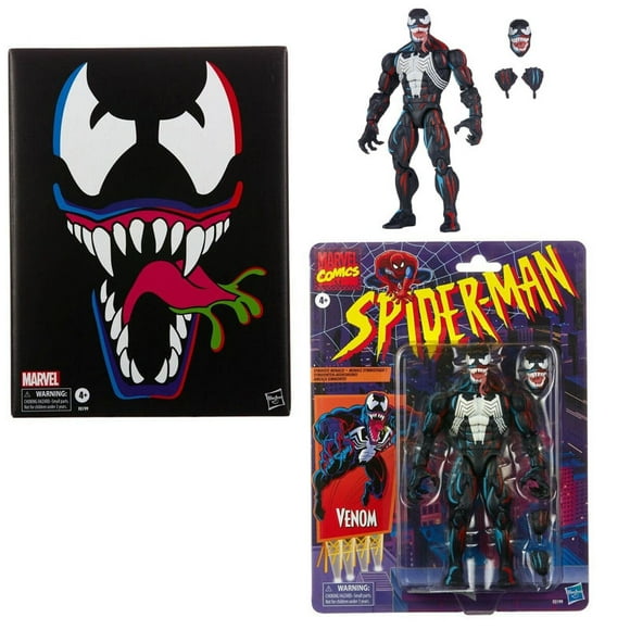 Venom Spider Man legends Action Figure Joint Movable Toys Change Face Statue Model Doll Collectible kids for Toy Gift