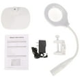 thumbnail image 3 of LHCER Magnifying Lamp, Desk Magnifier Lamp,5x 12x LED Magnifying Lamp With Clamp Desk Magnifier Light Cosmetic Tattoo Manicure, 3 of 7