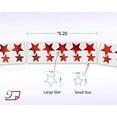 thumbnail image 2 of Metallic Foil Star Stickers, Assorted Sizes,  and 1 - 450 Labels per Roll with perf on roll After Every 10 Labels Red, 2 of 6