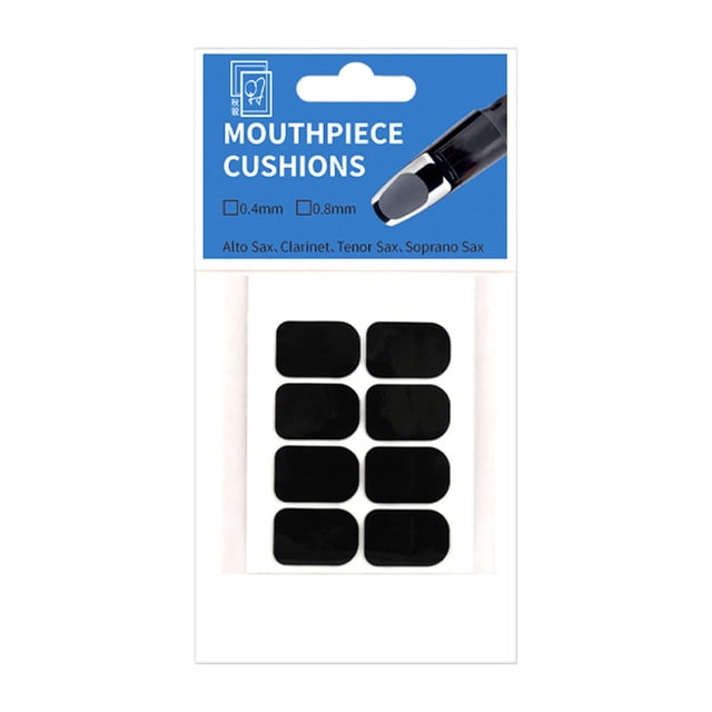 Parches para saxofón, almohadilla para boquilla, cojín para cabeza de silbato, piezas de instrumentos ligeras y prácticas, almohadilla protectora para Negro Pequeño CUTICAT Parche de boquilla