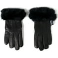 thumbnail image 6 of Alpine Swiss Womens Dressy Gloves Genuine Leather Thermal Lining Faux Fur Trim Cuff, 6 of 7
