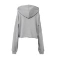 thumbnail image 2 of Bella + Canvas Womens Fleece Crop Hoodie, 2 of 4