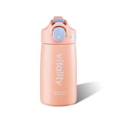 

ABIDE Vacuum Cup Portable Hot Cold Water Bottle Kids Cycling Thermal Insulated Kettle Mug with Coating Running Exercise Fitness