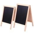 thumbnail image 4 of Wooden Double Sided Chalkboard Whiteboard for Home Black Color Foldable and Reusable 2 Pieces, 4 of 5