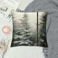 thumbnail image 2 of COMIO Watercolor Pine Trees Winter Lumbar Pillow Covers Snow Green Forest Christmas Tree Pillow Cases Xmas Holiday Pillowcase Cushion Case Rustic Home Decor For Couch Porch Outdoor, 2 of 5