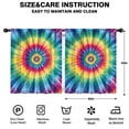 thumbnail image 2 of Blackout Kids Curtains,Colorful Tie Dye Mandala Pattern Childrens Insulated Curtains Set Of 2,Bedroom Essentials,Toddler Room Decor 52"x63", 2 of 5