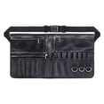 thumbnail image 2 of Bolsa de cintura para brochas de maquillaje con múltiples bolsillos, gran capacidad, resistente, organizador de viaje ligero con correa ajustable para, 2 of 8