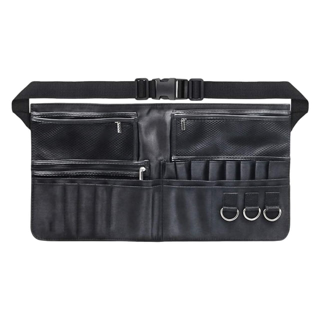 Bolsa de cintura para brochas de maquillaje, bolsa para brochas de maquillaje, gran capacidad, organizador de viaje, ligero, resistente, portátil, con