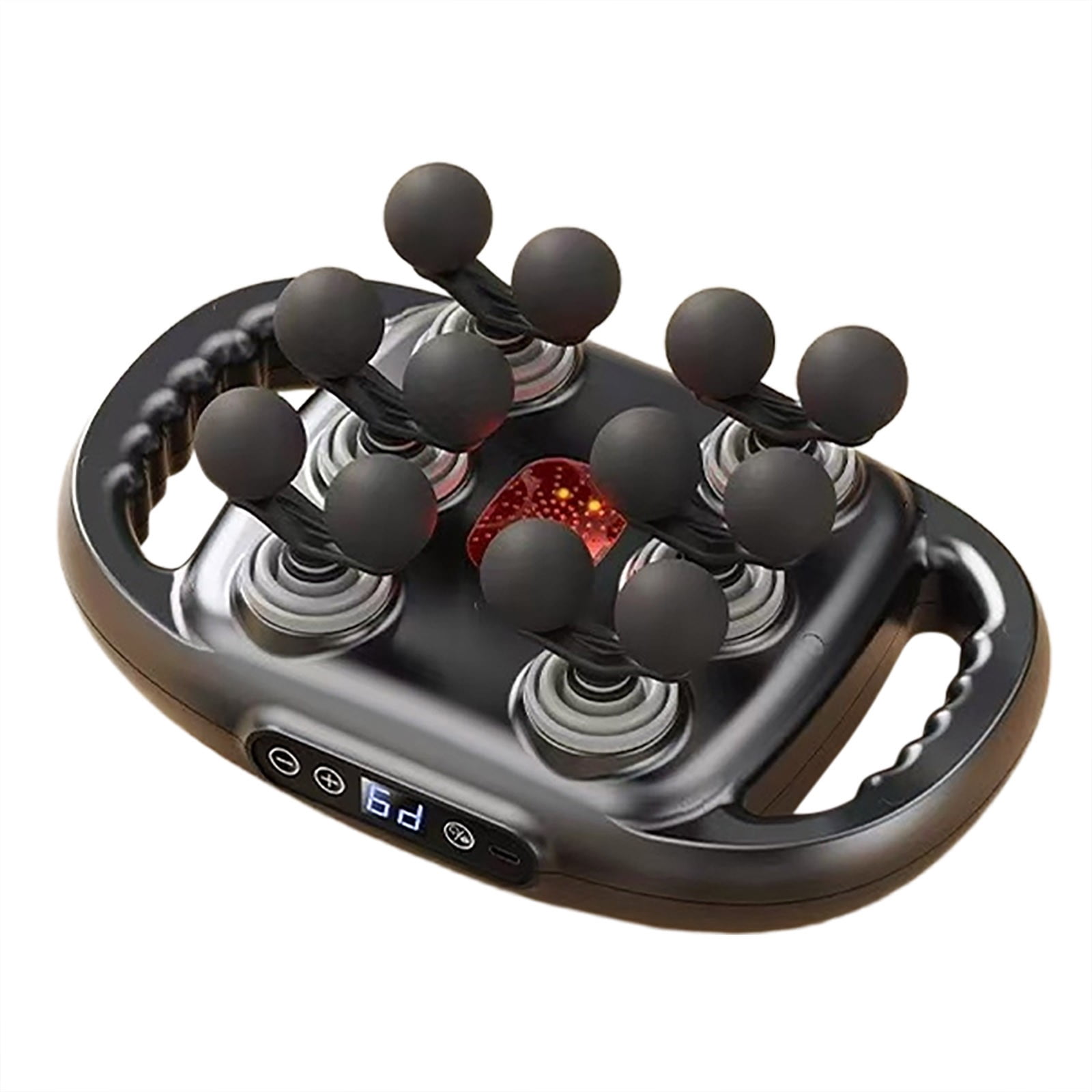 12 Drive 6-Head Massage Gun Set. Fusion Massage Gun Deep Tissue Massager Cordless Back Massager, Drive 6 Head Massagerr for Hamstring Full Body Muscles (GR)