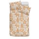 thumbnail image 1 of Juego de cama navideño con estampado de galletas de jengibre, 1 of 5