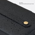 thumbnail image 2 of Black Makeup Bag with Mirror Large Capacity PU Leather Cosmetic Case for Travel, 2 of 6