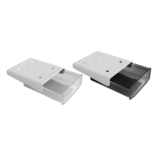 2 pieces Hiding Fashion Desktop Drawer Tabletop Storage Holder Expandable Large Capacity Supplies Decoration Ornament for Office Home Kitchen Macarena Debajo del cajón del escritorio