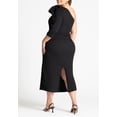 thumbnail image 2 of ELOQUII Women's Plus Size Popcorn Ruffle Column Dress, 2 of 2