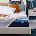 thumbnail image 3 of Sleep Innovations Memory Foam Mattress Topper, King, Gel Dual Layer Support, 4 inch, 3 of 13