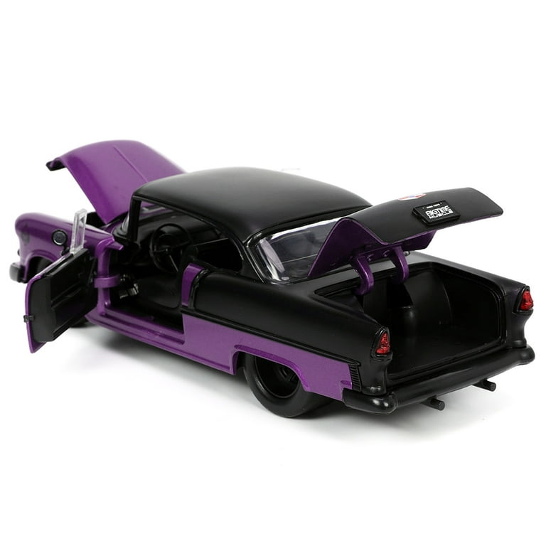 1:24 Big Time Muscle 1955 Chevy Bel Air 1955 Chop Top (Purple
